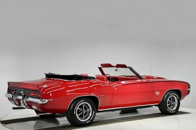 1969 Red Chevrolet Camaro Convertible