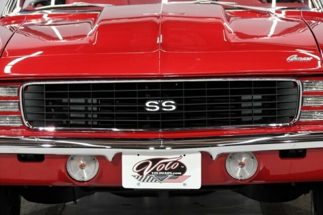 1969 Red Chevrolet Camaro Convertible