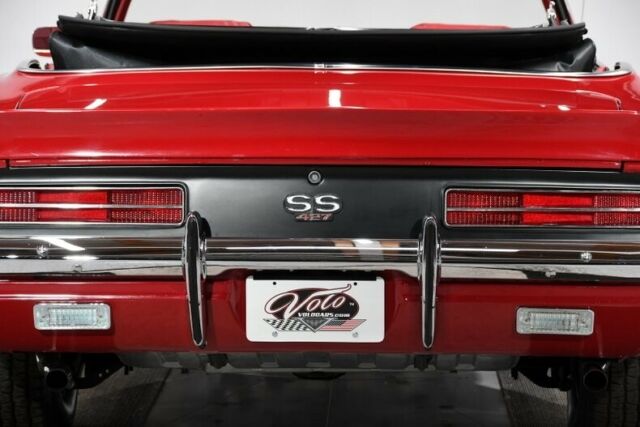 1969 Red Chevrolet Camaro Convertible