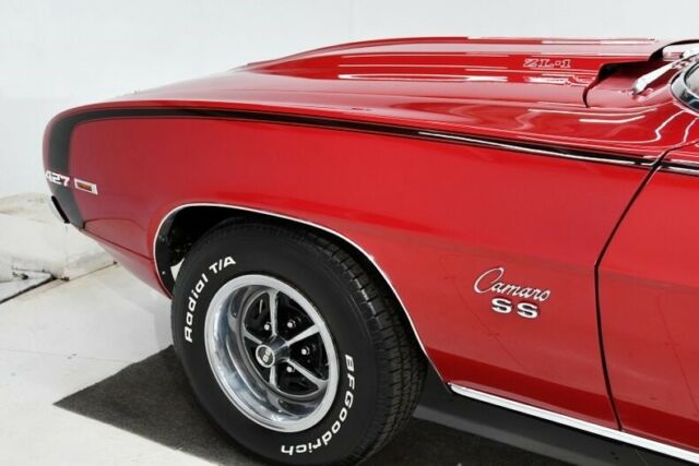 1969 Red Chevrolet Camaro Convertible