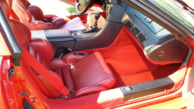 1991 Red Chevrolet Corvette Coupe