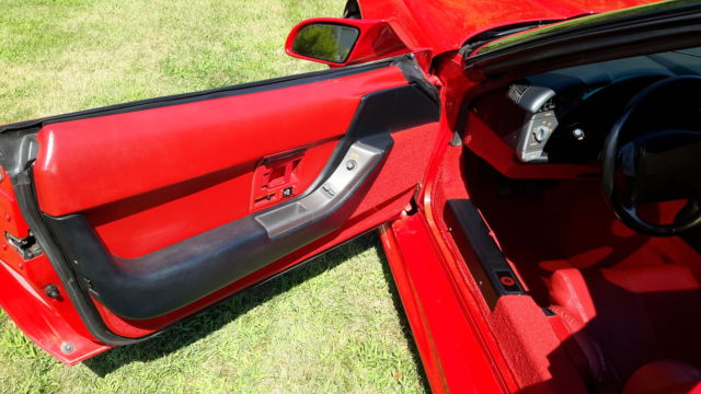 1991 Red Chevrolet Corvette Coupe