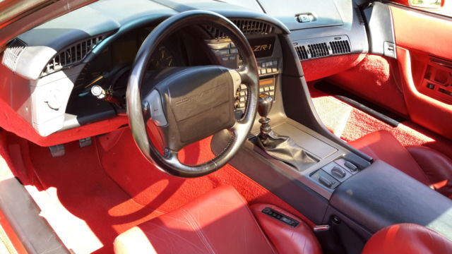 1991 Red Chevrolet Corvette Coupe