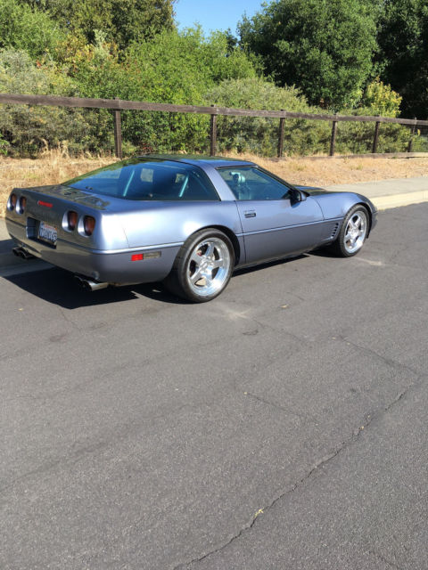 1991 Blue Chevrolet Corvette Coupe