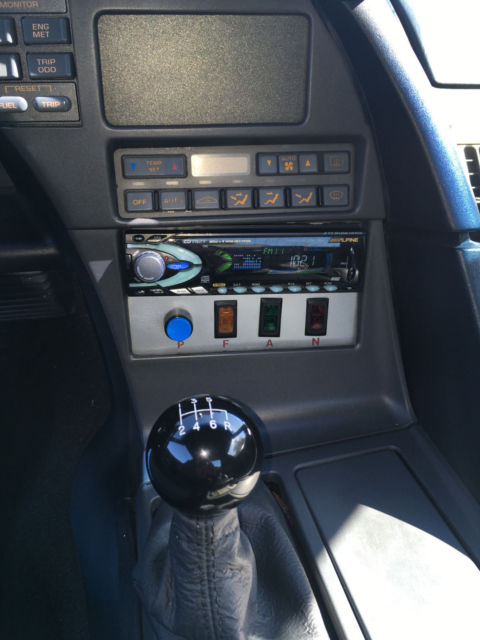 1991 Blue Chevrolet Corvette Coupe