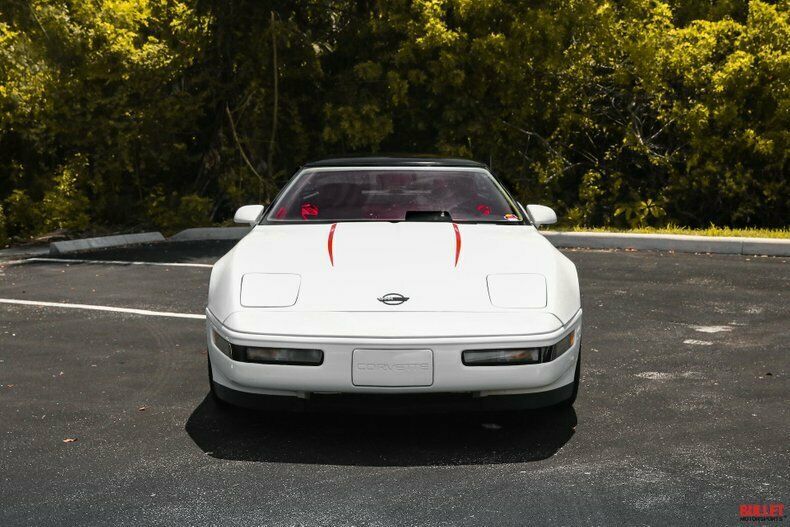 1991 White Chevrolet Corvette