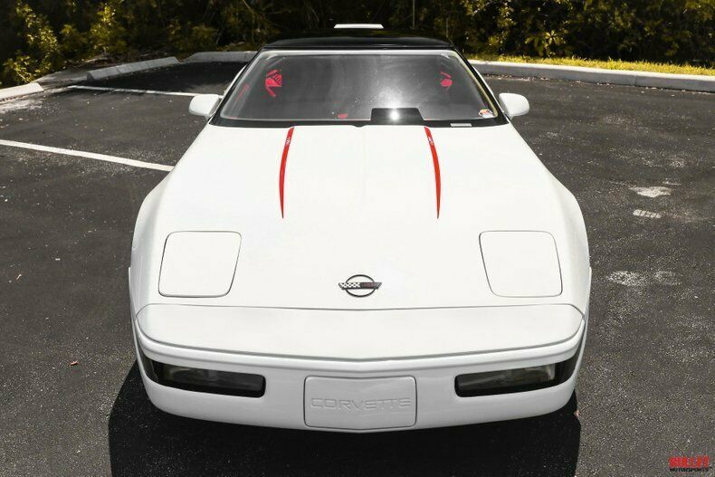 1991 White Chevrolet Corvette