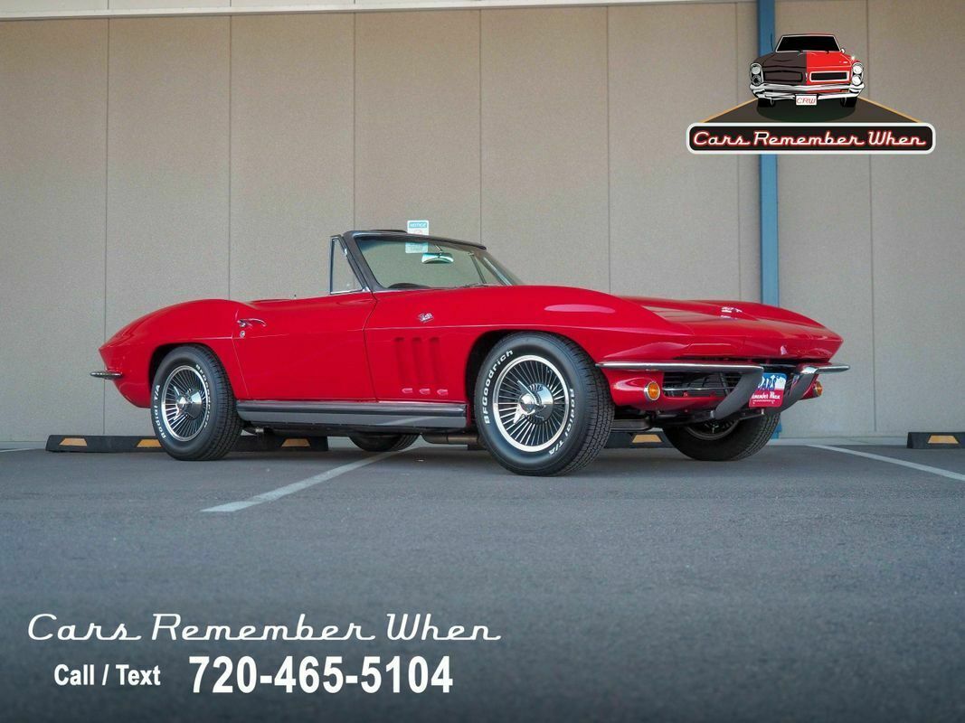 1965 Red Chevrolet Corvette --